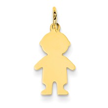 14k Gold Boy Charm hide-image