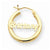 14k Yellow Gold Polished Tube Earrings