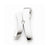 14k White Gold Diamond Chain Slide Pendant, Pendants for Necklace