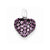 14k White Gold Pink Sapphire Pendant, Pendants for Necklace