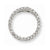 14k White Gold Diamond Circle Pendant, Quality AA (G-H Color, SI1-SI2 Clarity, 0.24 cttw)