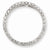 14k White Gold Diamond Circle Pendant, Quality AA (G-H Color, SI1-SI2 Clarity, 0.75 cttw)