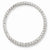 14k White Gold Diamond Circle Pendant, Quality AA (G-H Color, SI1-SI2 Clarity, 0.955 cttw)