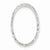 14k White Gold Diamond Oval Pendant, Quality AA (G-H Color, SI1-SI2 Clarity, 0.25 cttw)