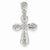 14k White Gold Diamond Cross pendant, Quality A (G-I Color, SI2 Clarity, 0.08 cttw), Dazzling Pendants for Necklace