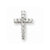 14k White Gold Diamond Cross pendant, Quality AA (G-H Color, SI1-SI2 Clarity, 0.19 cttw), Exquisite Pendants for Necklace