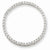 14k White Gold Diamond Circle Pendant, Quality AA (G-H Color, SI1-SI2 Clarity, 0.503 cttw)
