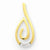 14k Gold & Rhodium Diamond Pendant, Pendants for Necklace