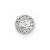 14k White Gold Diamond Circle Pendant, Quality A (G-I Color, SI2 Clarity, 0.25 cttw)