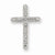 14k White Gold Diamond Cross pendant, Quality AA (G-H Color, SI1-SI2 Clarity, 0.11 cttw), Pendants for Necklace