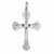 14k White Gold Diamond Cross pendant, Quality AA (G-H Color, SI1-SI2 Clarity, 0.15 cttw), Classy Pendants for Necklace