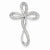 14k White Gold Diamond Cross Pendant, Quality AA (G-H Color, SI1-SI2 Clarity, 0.22 cttw)