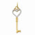 14k Gold Diamond Key pendant, Quality AA (G-H Color, SI1-SI2 Clarity, 0.33 cttw), Beautiful Pendants for Necklace