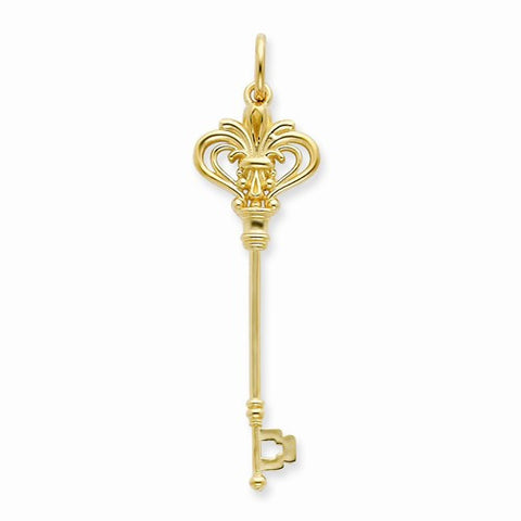 14k Gold Key pendant, Exquisite Pendants for Necklace