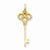 14k Gold Key pendant, Pendants and Charm