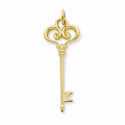 14k Gold Key pendant, Gorgeous Pendants for Necklace
