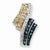 14k White Gold & Rhodium w/Blue, White & Champagne Diamond Pendant, Quality AA (G-H Color, SI1-SI2 Clarity)