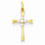 14k Yellow Gold Diamond Cross pendant, Pendants for Necklace