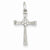 14k White Gold Diamond Cross pendant, Quality AA (G-H Color, SI1-SI2 Clarity, 0.14 cttw), Pretty Pendants for Necklace