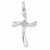 14k White Gold Diamond Cross pendant, Quality AA (G-H Color, SI1-SI2 Clarity, 0.07 cttw), Stylish Pendants for Necklace