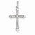 14k White Gold Diamond Cross pendant, Quality AA (G-H Color, SI1-SI2 Clarity, 0.11 cttw), Exquisite Pendants for Necklace