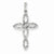 14k White Gold Diamond pendant, Quality AA (G-H Color, SI1-SI2 Clarity, 0.25 cttw), Classy Pendants for Necklace