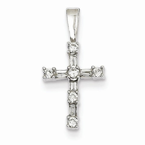 14k White Gold Diamond Pendant, Quality AA (G-H Color, SI1-SI2 Clarity, 0.25 cttw), Alluring Pendants for Necklace