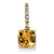 14k Gold Diamond and Citrine pendant, Pretty Pendants for Necklace
