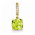 14k Gold Diamond and Peridot pendant, Pendants for Necklace