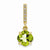 14k Gold Diamond and Peridot pendant, Gorgeous Pendants for Necklace