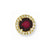 14k Gold Diamond and African Ruby Pendant, Pendants for Necklace