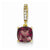 14k Gold Diamond and Rhodolite Garnet pendant, Lovely Pendants for Necklace