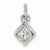 14k White Gold Diamond & Cluster pendant, Alluring Pendants for Necklace