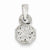 14k White Gold Diamond pendant, Quality AA (G-H Color, SI1-SI2 Clarity, 0.5 cttw), Adorable Pendants for Necklace