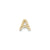 Diamond Initial A Charm in 14k Gold