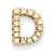 14k Gold Diamond Initial D Charm hide-image