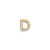 Diamond Initial D Charm in 14k Gold