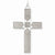 14k White Gold Laser Designed Cross pendant, Exquisite Pendants for Necklace