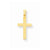 14k Gold Polished Cross Pendant, Adorable Pendants for Necklace