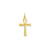 Laser Designed Ankh Cross Charm in 14k Gold