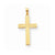 14k Gold Solid Cross Pendant, Dazzling Pendants for Necklace