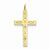 14k Gold Laser Designed Cross Pendant, Fine Pendants for Necklace