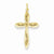 14k Gold Laser Designed Cross Pendant, Stylish Pendants for Necklace