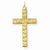 14k Gold Laser Designed Cross Pendant, Appealing Pendants for Necklace