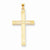 14k Gold Solid Cross Pendant, Classy Pendants for Necklace