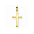 14k Gold Polished Cross Pendant, Adorable Pendants for Necklace