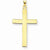 14k Gold Polished Cross Pendant, Fine Pendants for Necklace
