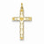 14k Gold Laser Designed Cross Pendant, Stylish Pendants for Necklace