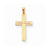 14k Gold Solid Cross Pendant, Classy Pendants for Necklace