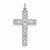 14k White Gold Laser Designed Cross Pendant, Delightful Pendants for Necklace